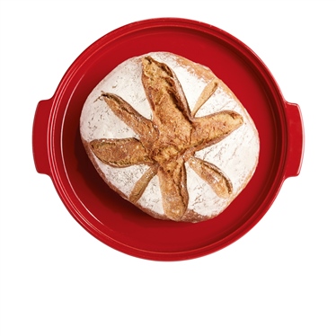 EH Fırın Kabı Ekmek Yuvarlak 32 cm Kırmızı/Burgundy -345507