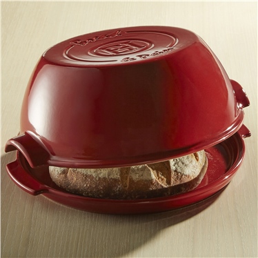 EH Fırın Kabı Ekmek Yuvarlak 32 cm Kırmızı/Burgundy -345507