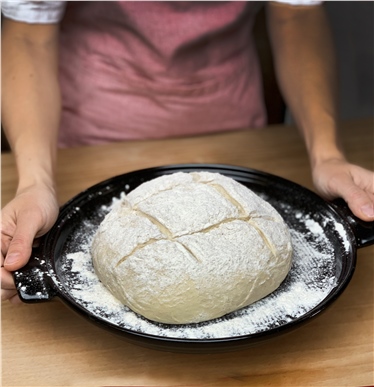 EH Fırın Kabı Ekmek Yuvarlak 34 cm Kırmızı/Burgundy -349108