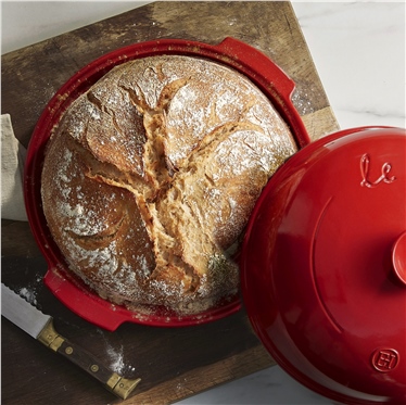 EH Fırın Kabı Ekmek Yuvarlak 34 cm Kırmızı/Burgundy -349108